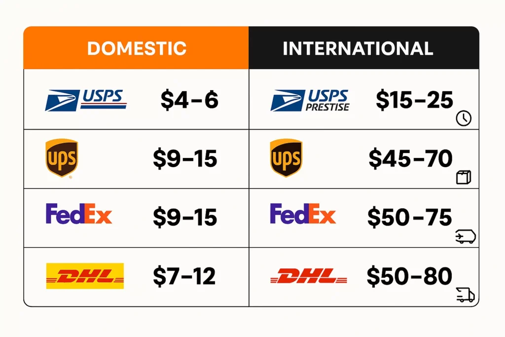 Domestic vs International Shipping Comparison
