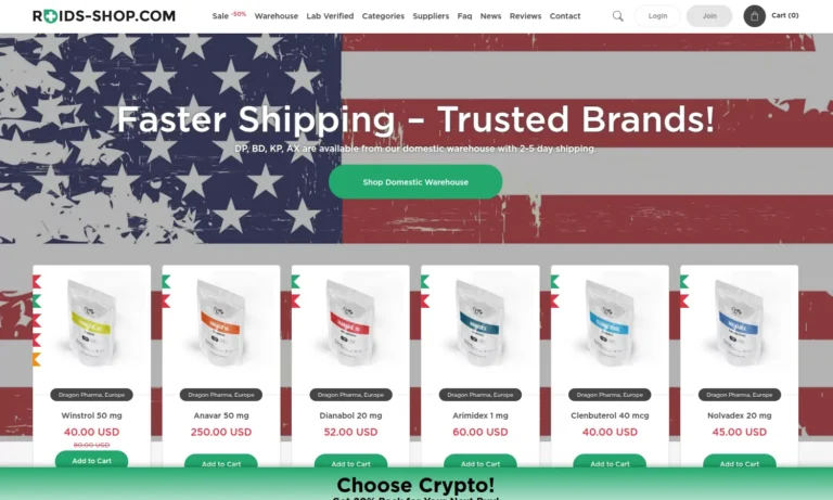 roids-shop.com website